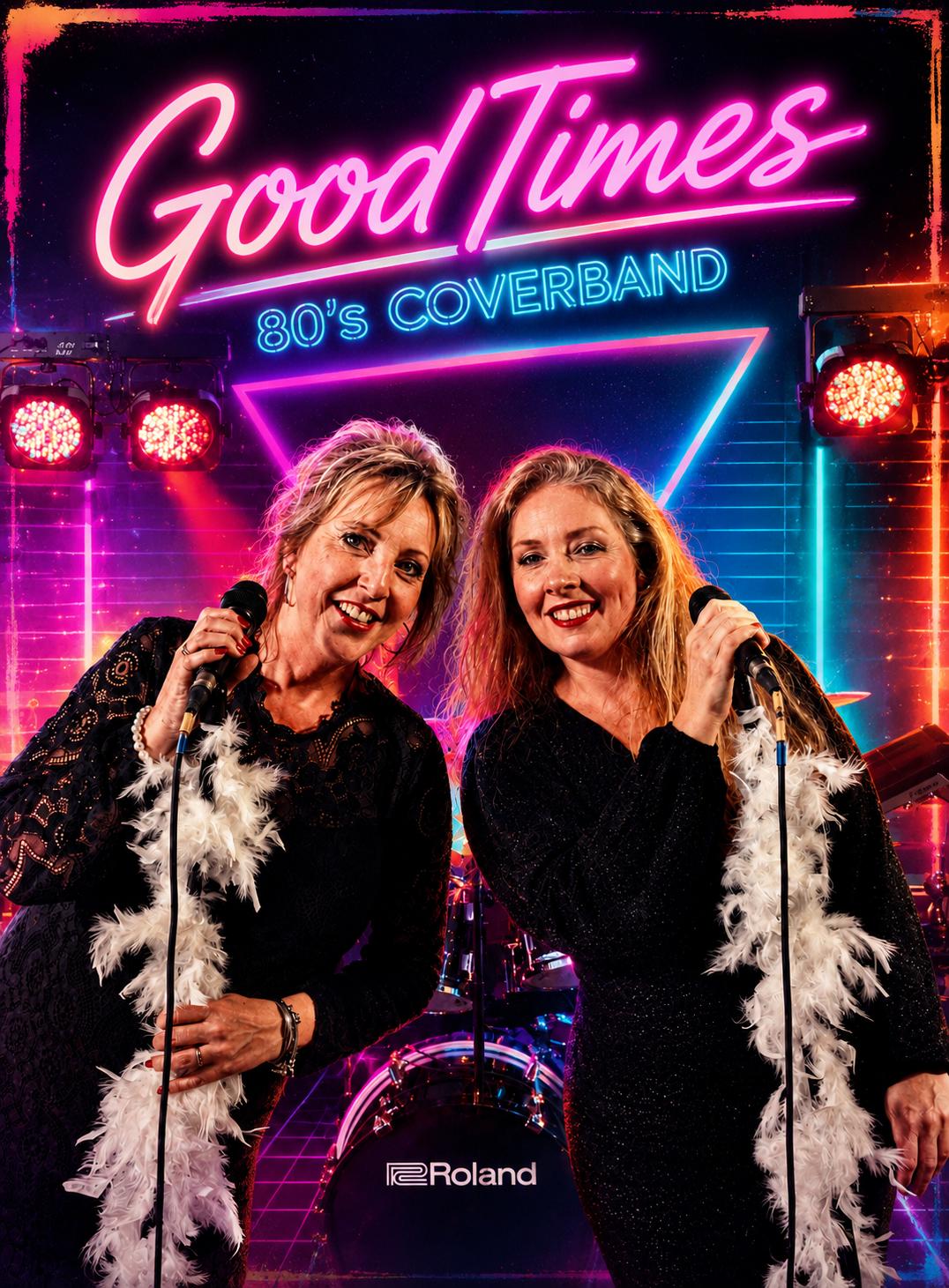 Zangeressen van GoodTimes 80โs coverband